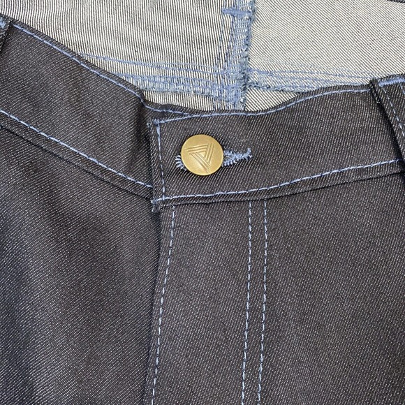 Blue Delta Jeans Women’s 40x29 Blue Stretch Handmade Custom RAW Denim USA $450 - Picture 3 of 9